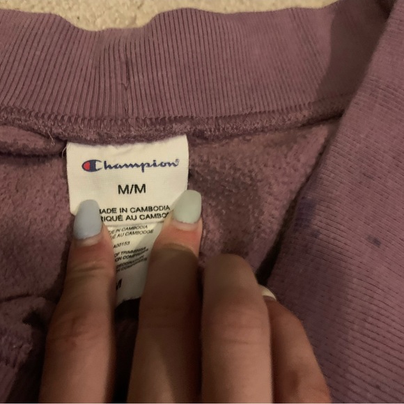 Purple Champion Sweat Pants - Picture 3 of 3